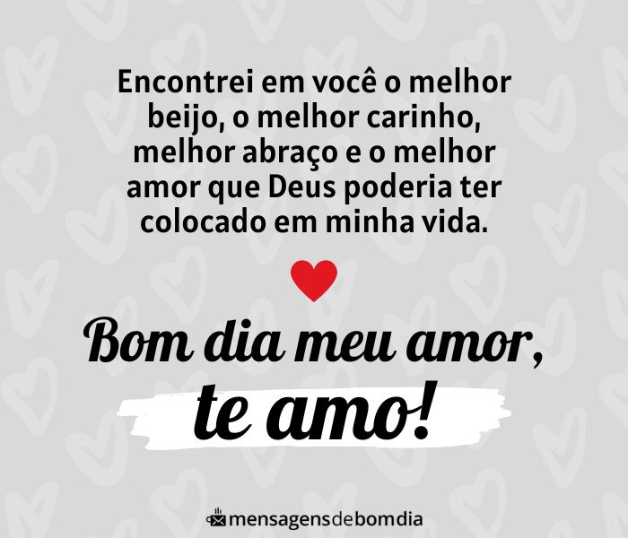 Bom Dia Amor