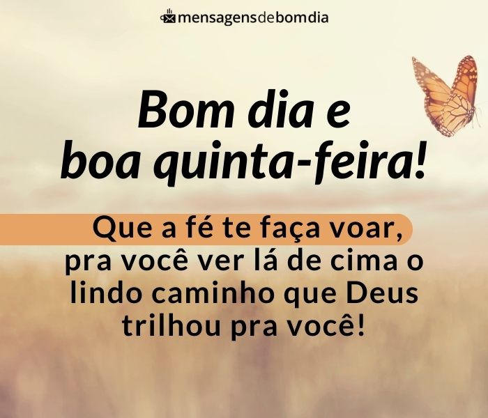 Bom Dia Quinta-Feira