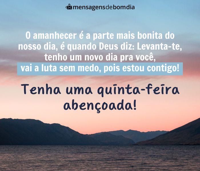 Bom Dia Quinta-Feira