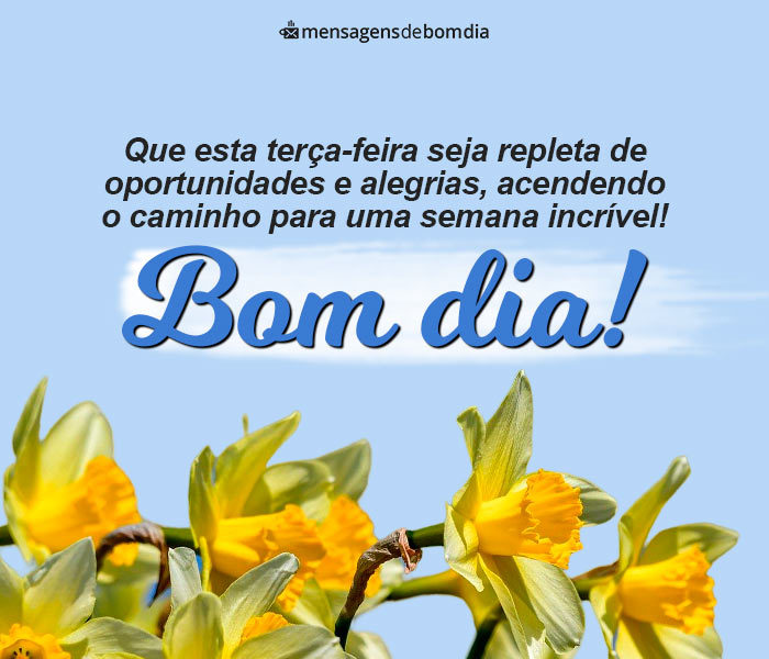 Bom Dia Terça-Feira