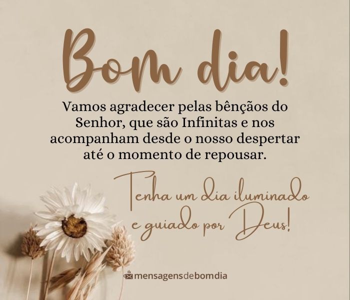 Bom Dia Abençoado por Deus