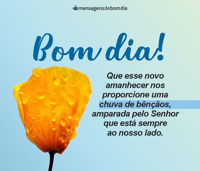 Bom Dia Abençoado por Deus