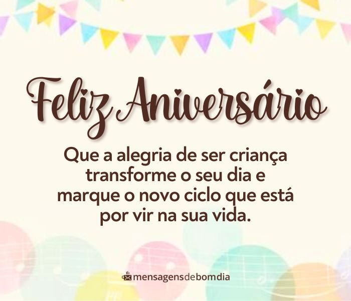 Mensagem de Aniversário Infantil Para Whatsapp