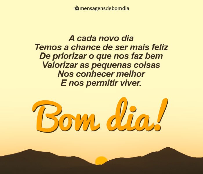 Poemas de Bom dia