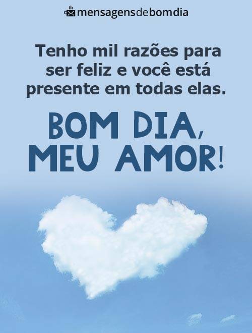 Mensagem de Bom dia para Marido