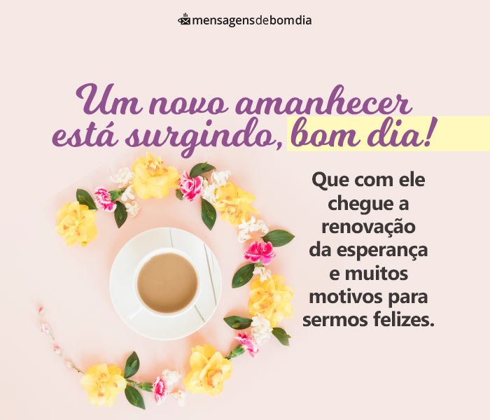 Frases de Bom Dia