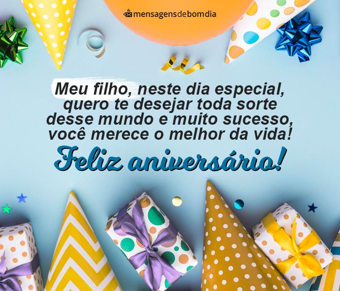 Mensagem de Aniversário para Filho Especial