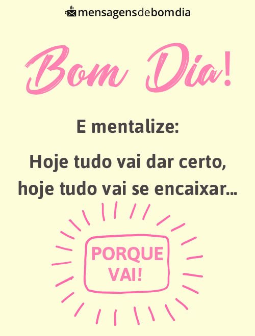 Frases de Otimismo para Bom Dia