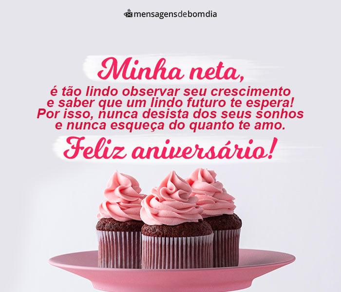 Mensagem de Aniversário Para Neta