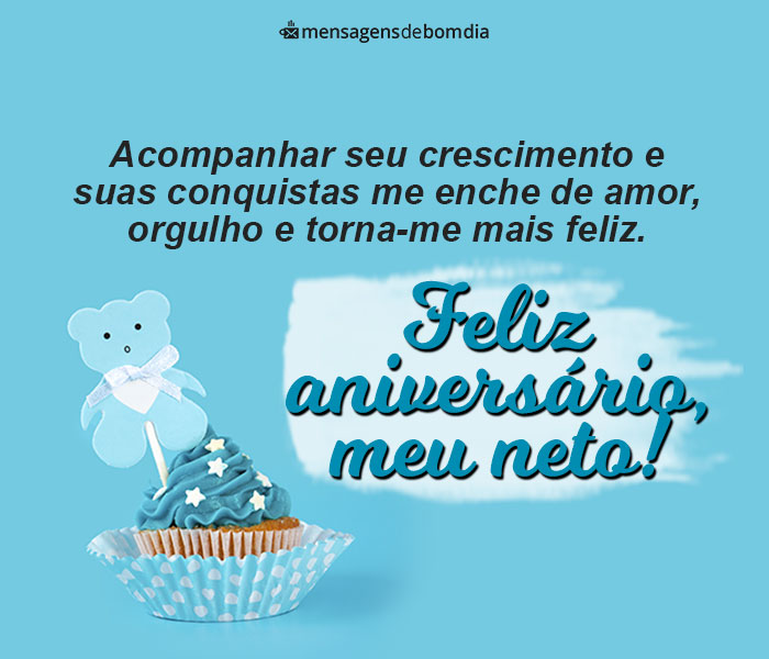 Mensagem de Aniversário para Neto