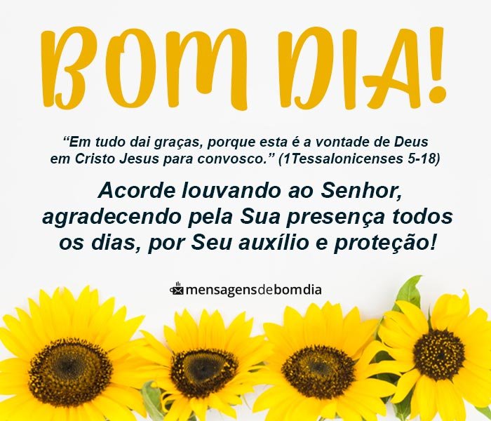 Mensagem Bíblica de Bom Dia