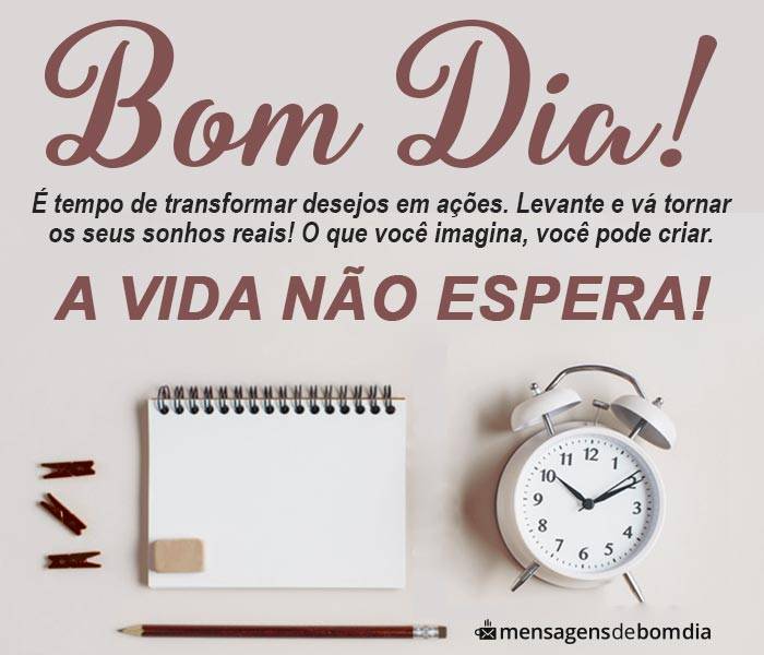 Bom dia com Motivação