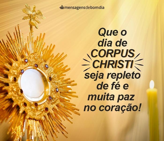 Mensagens de Corpus Christi