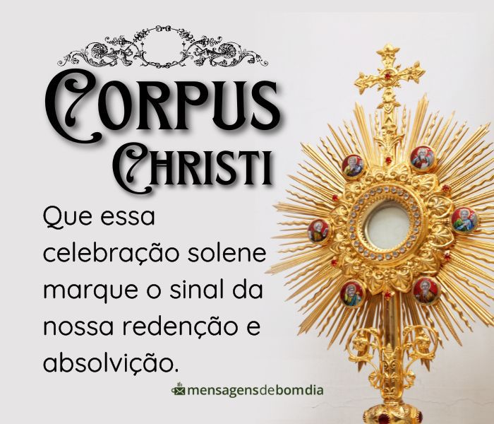 Mensagens de Corpus Christi