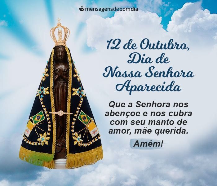 Mensagens para Dia da Nossa Senhora de Aparecida