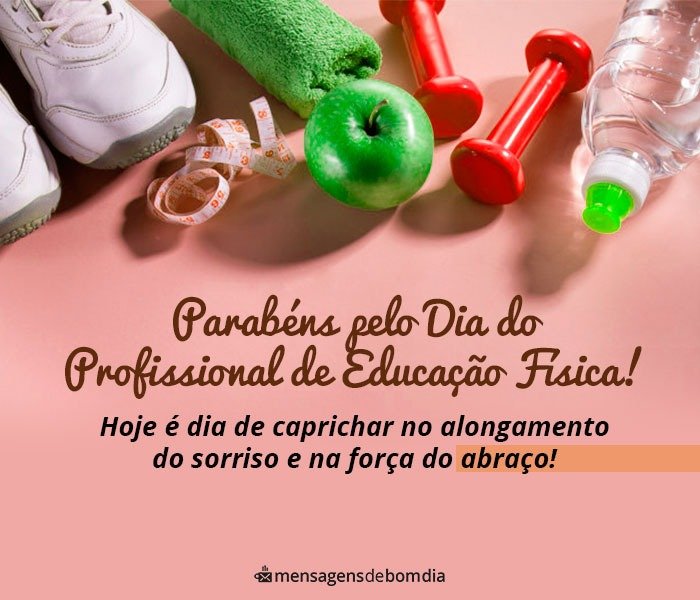 Mensagens Dia do Profissional de Educação Física