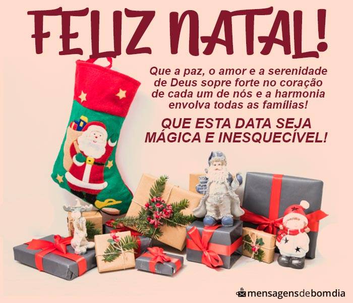 Mensagens de Feliz Natal