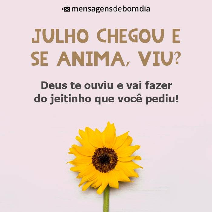 Bem-Vindo Julho