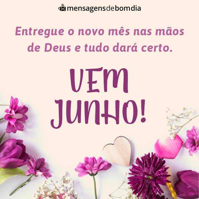 Frases de Bem-vindo Junho