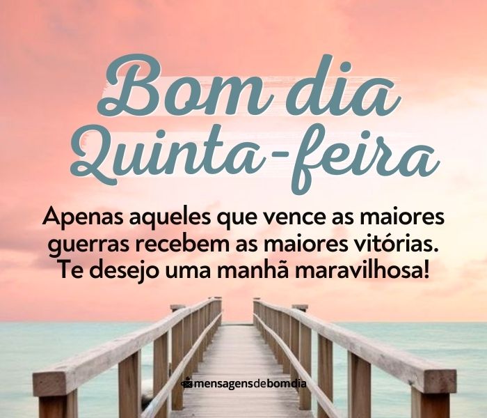 Bom Dia Quinta-Feira