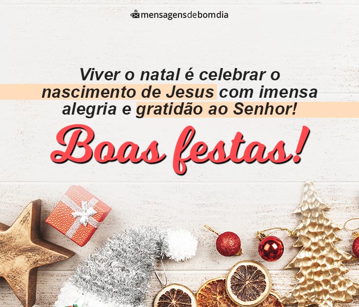 Mensagem de Natal Evangélico