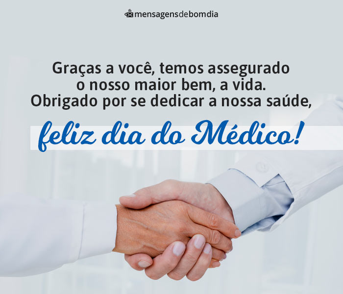 Feliz Dia do Médico