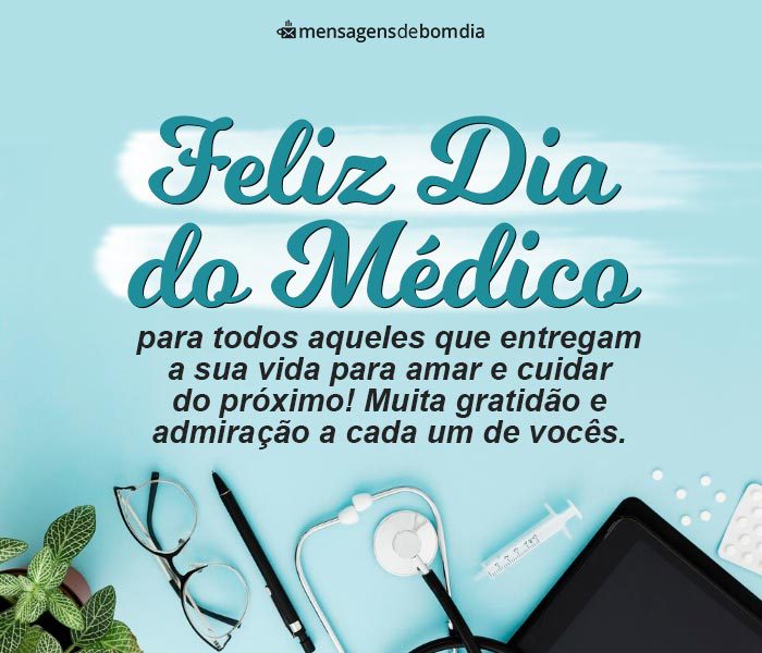 Feliz Dia do Médico