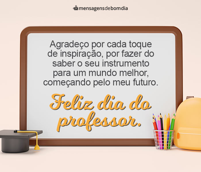 Feliz Dia do Professor