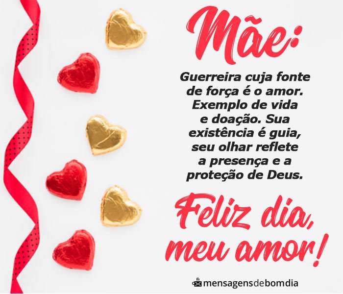 Mensagens para o Dia das Mães