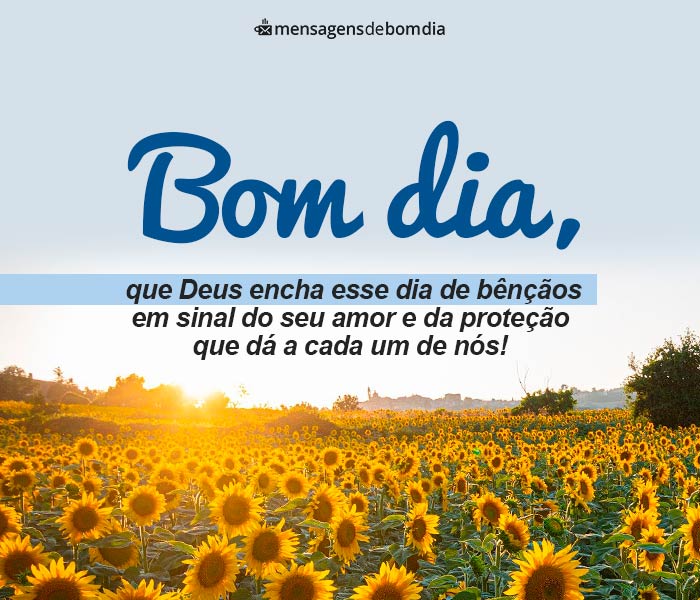 Frases de Bom Dia Abençoado por Deus