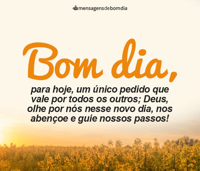 Frases de Bom Dia Abençoado por Deus