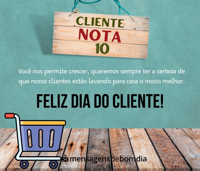 Mensagens para Dia do cliente (Por ramo)