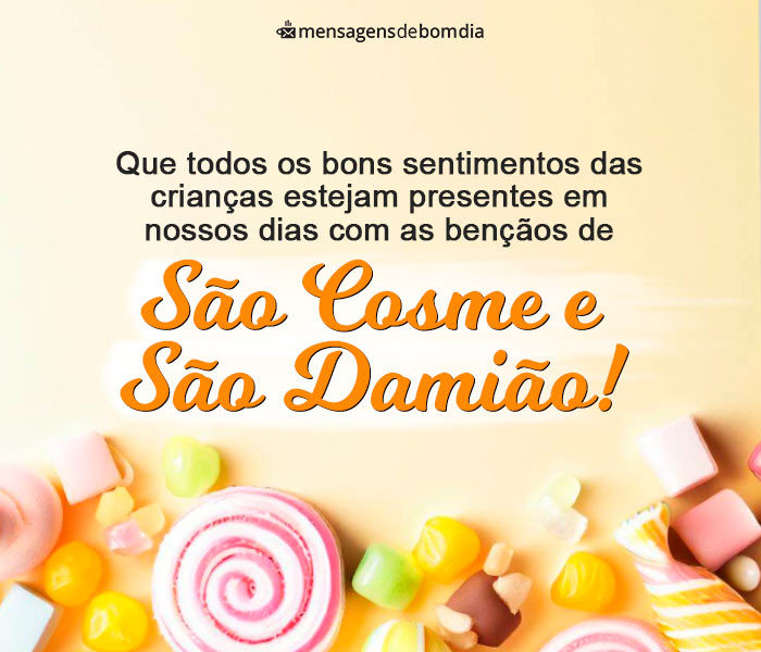 Mensagens para o dia de Cosme e Damião