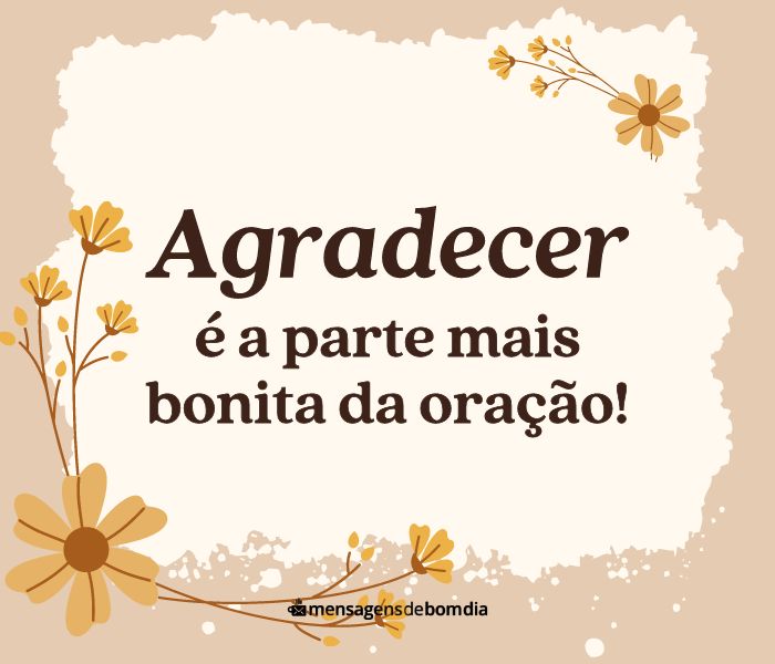 Bom dia Agradecendo a Deus