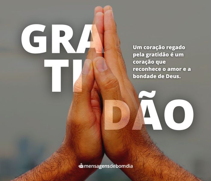 Bom dia Agradecendo a Deus