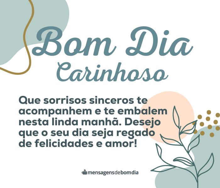 Frases de Bom Dia Carinhoso