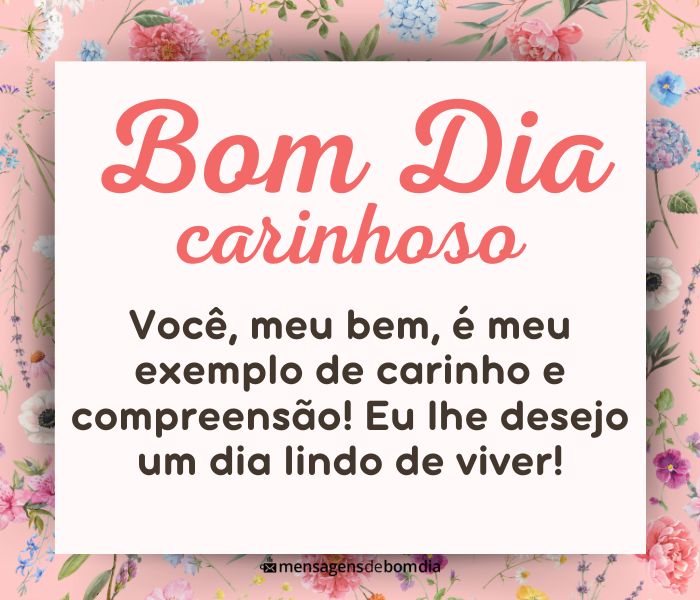 Frases de Bom Dia Carinhoso