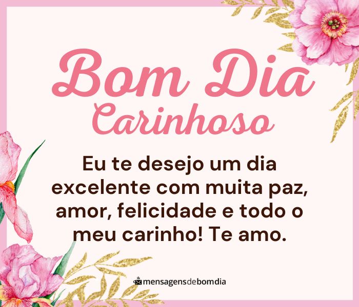 Frases de Bom Dia Carinhoso