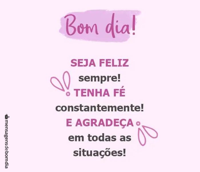 Frases Curtas de Bom Dia