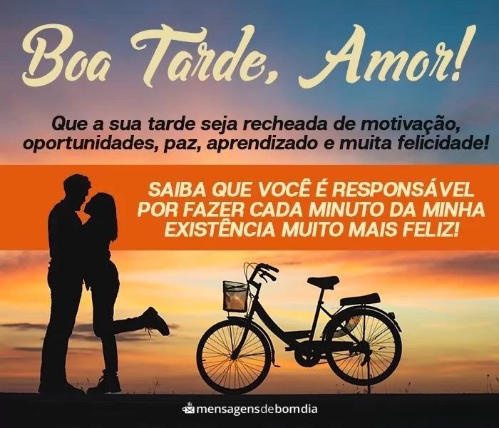 Boa tarde, meu Amor!