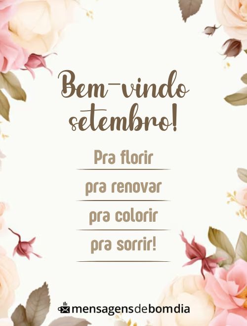 Seja Bem-vindo Setembro