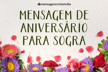 Imagem do post Mensagem de Aniversário para Sogra