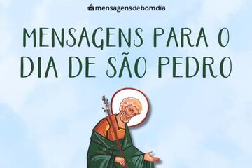 Imagem do post Mensagens para o Dia de São Pedro