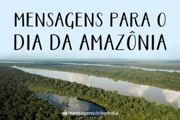 Imagem do post Frases para Dia da Amazônia (05/09)