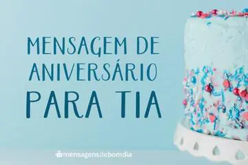 Imagem do post relacionado: Mensagem de Aniversário para Tia