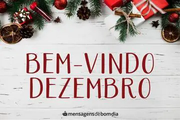 Imagem do post relacionado: Bem-Vindo Dezembro